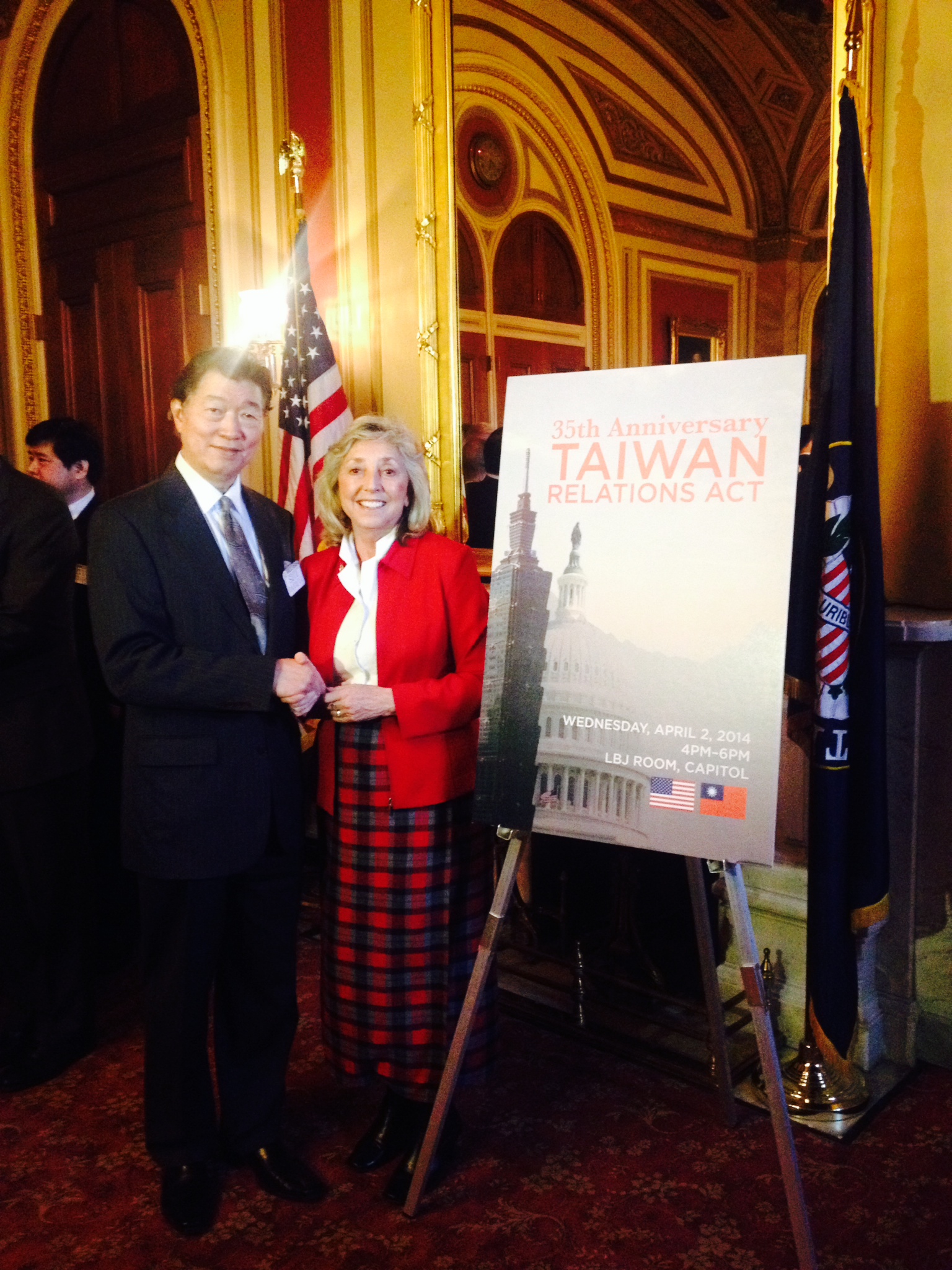 Titus, Congressional Taiwan Caucus Celebrate the 35th Anniversary of the Taiwan Relations Act